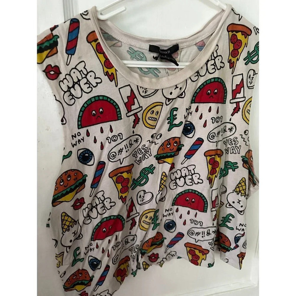Forever21 Women’s size Medium Pop Art graphic Tanktop - Picture 2 of 6